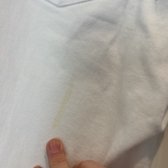 Zara White Straight Leg Jeans with High-Rise Waist size 6. - Picture 13 of 15